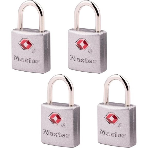 Master Lock Brass TSA Luggage Locks (4 Pack)