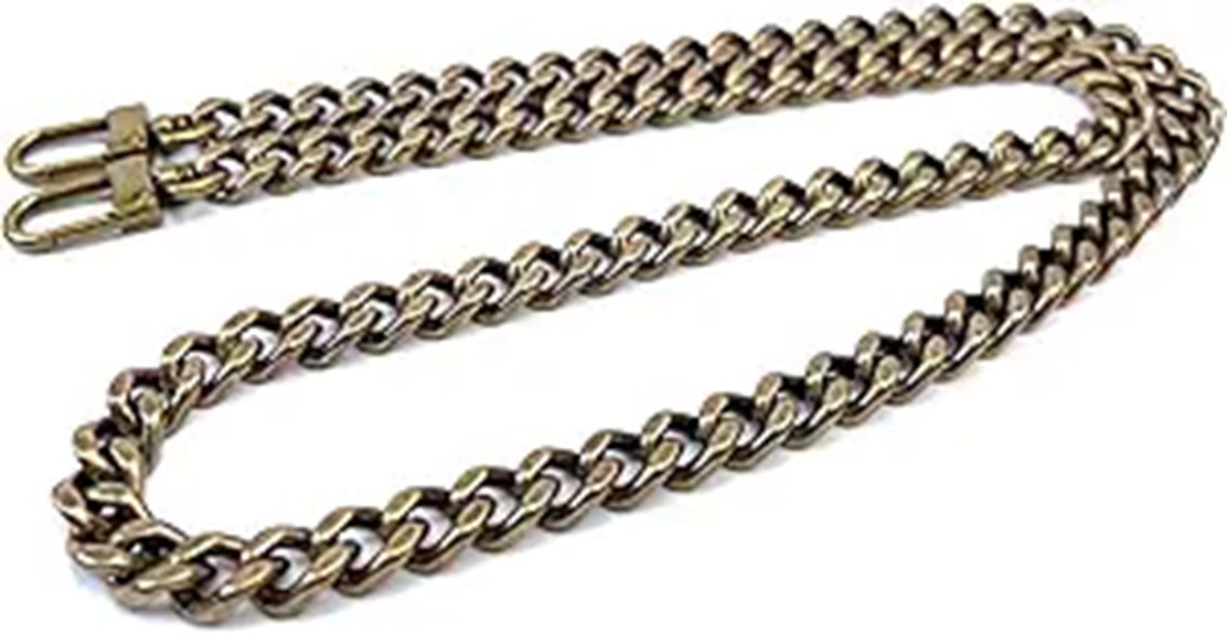 32 Inch Metal Bronze Purse Chain Replacement