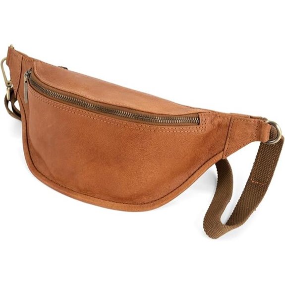 Berliner Bags Leather Fanny Pack Belt Crossbody Brown