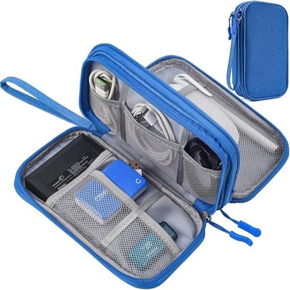 Electronics Organizer Pouch for Cables Chargers SD Cards