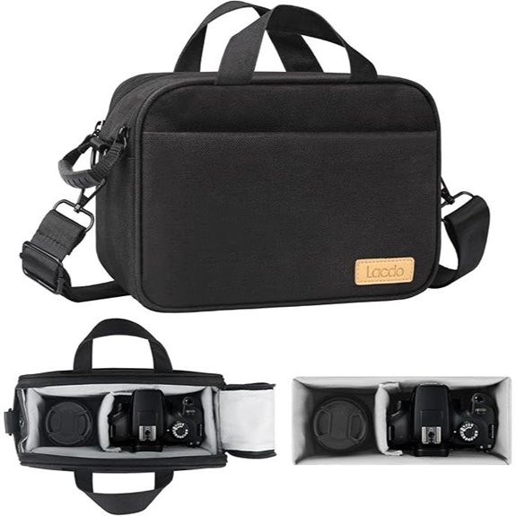 Lacdo Camera Bag for DSLR and Mirrorless Cameras