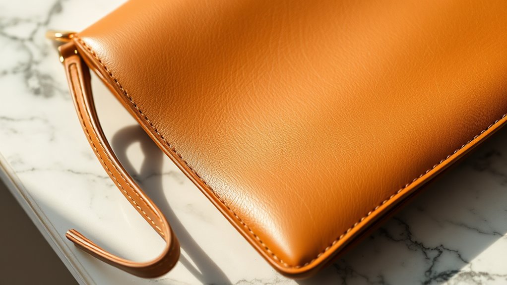 choosing quality leather clutch