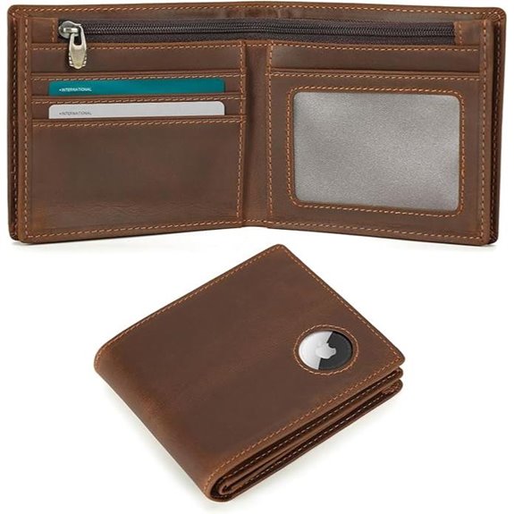 Polare Men's RFID Cowboy Leather Bifold Wallet