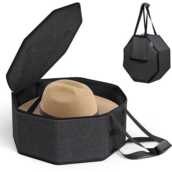 Sleeping Lamb Collapsible Hat Storage Box with Handles