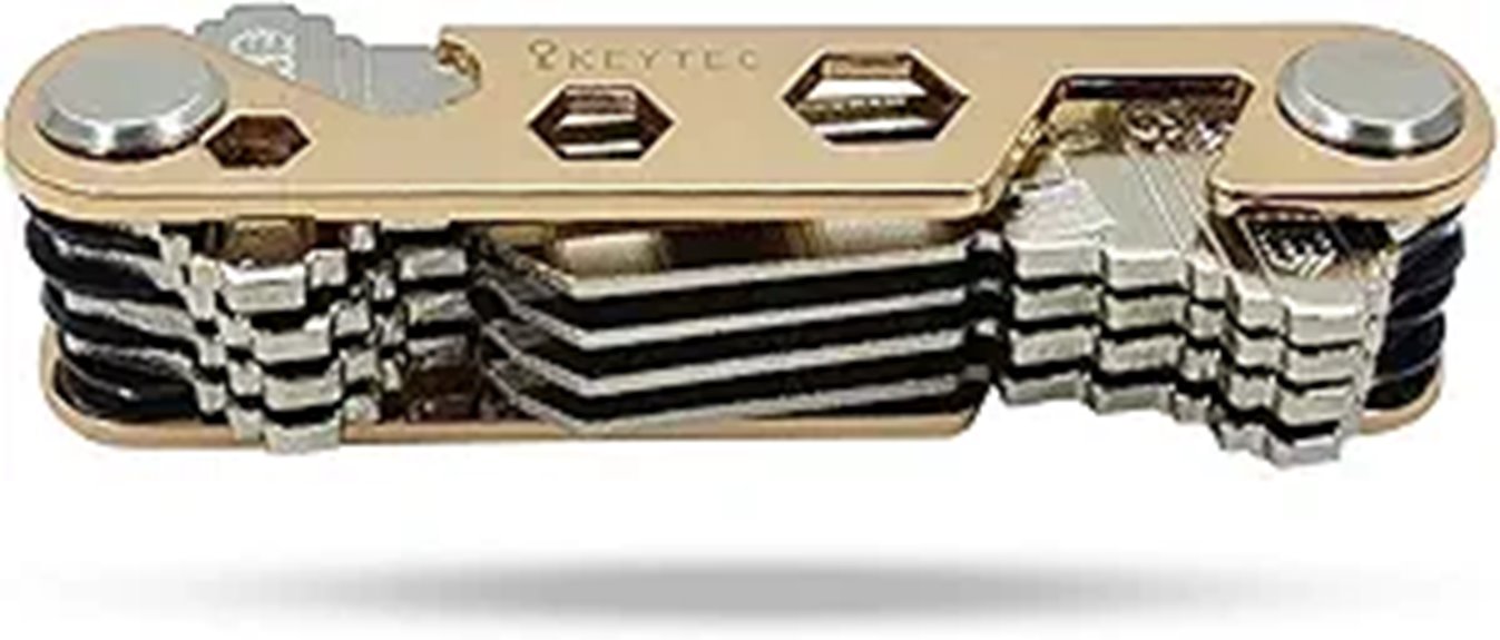 KEYTEC Compact Key Organizer with Tools and Bottle Opener