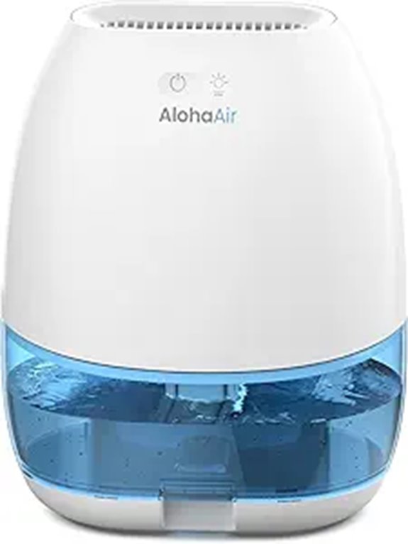 Small Dehumidifier with Night Light and Auto Shut Off