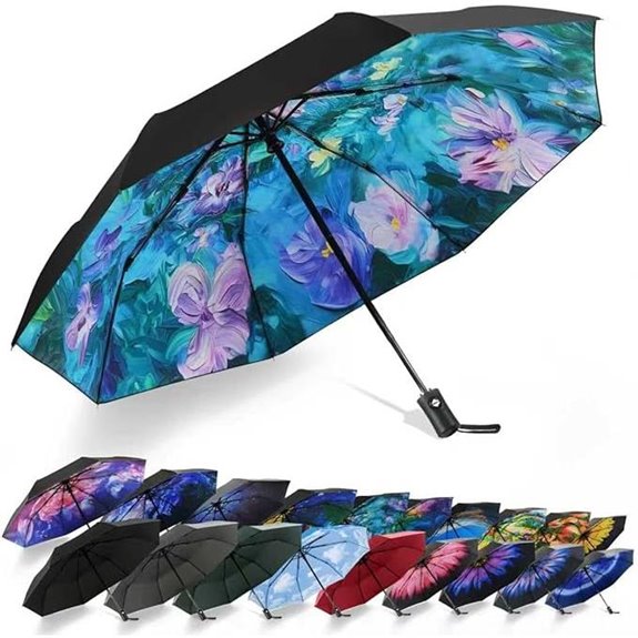 SY Compact Windproof Travel Umbrella