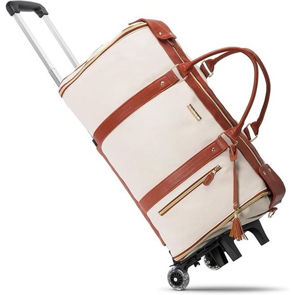 LUHXE Convertible Garment Roller Bag with Shoe Pouch