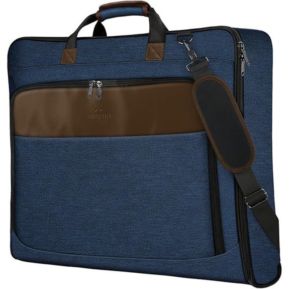 Matein Convertible Travel Garment Bag with Shoulder Strap