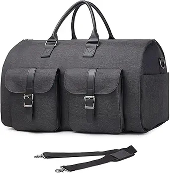 Seyfocnia Convertible Travel Garment Bag for Men Women