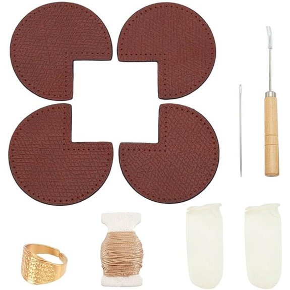 WEBEEDY DIY Bag Corner Repair Kit with Patch and Tools
