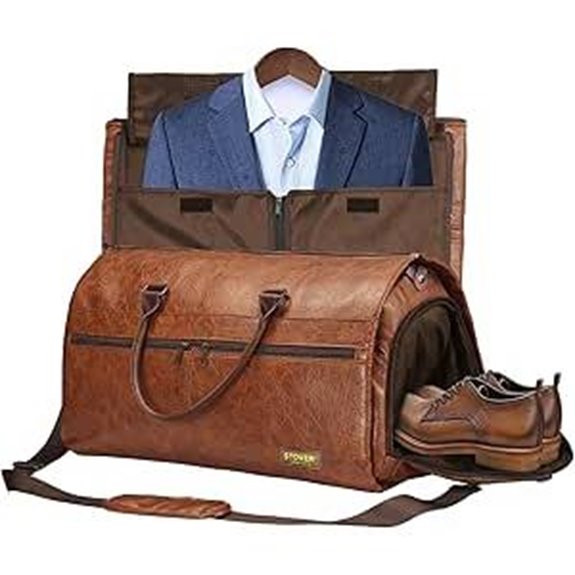 STOVER 2-in-1 Travel Duffle Bag with Shoe Compartment