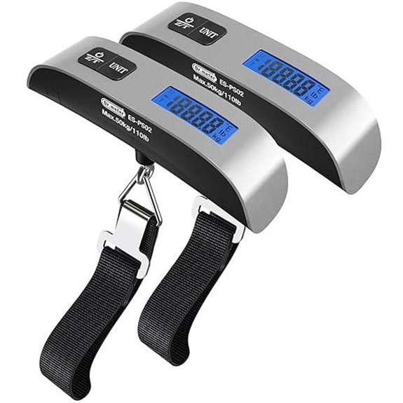 Dr.meter 2-Pack Luggage Scale with LCD and Sensors