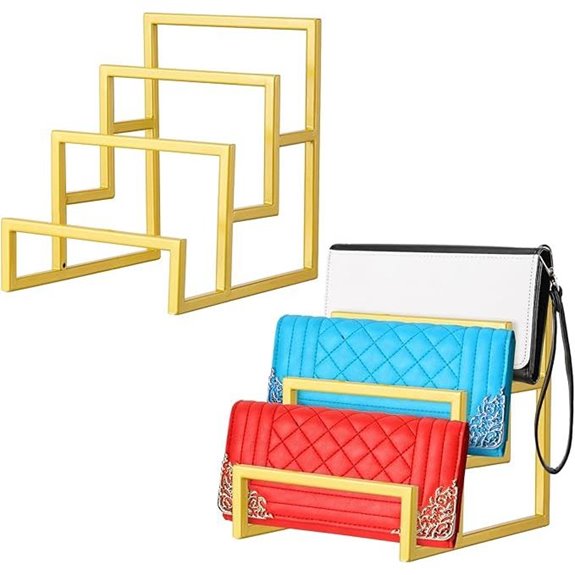 2 Pack Purse Organizer Display Riser Stand