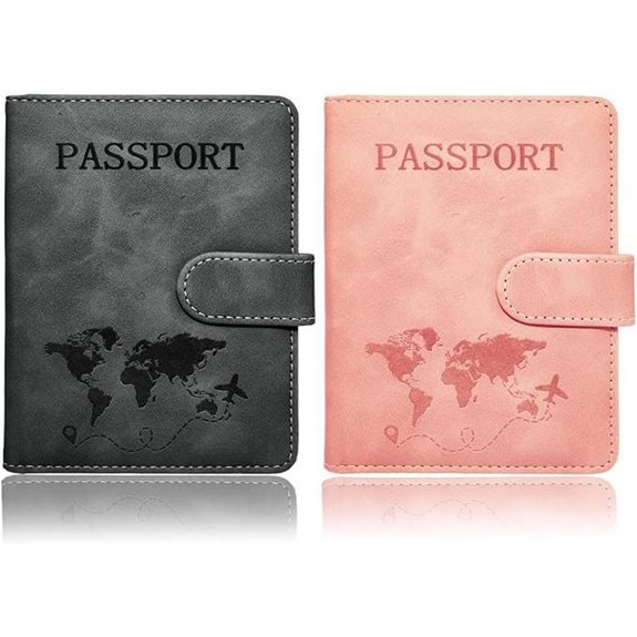 RFID Passport Holder 2-Pack for Travel Essentials