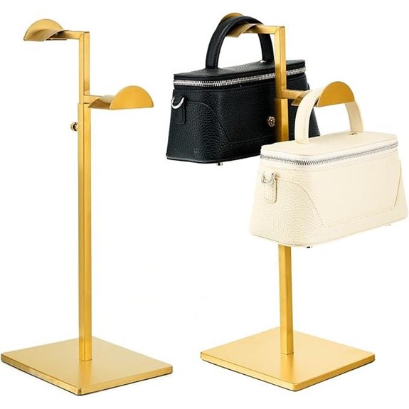 Two Tiers Purse Display Stands (2-Pack)