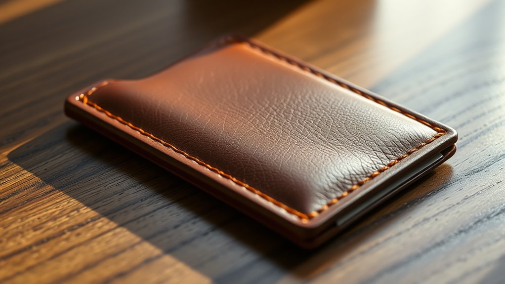 durable secure leather wallets