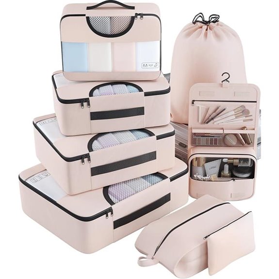 Veken 8-Piece Packing Cube Set for Travel