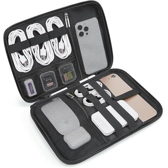 BAGSMART Electronics Travel Organizer for 10.2-Inch Tablets
