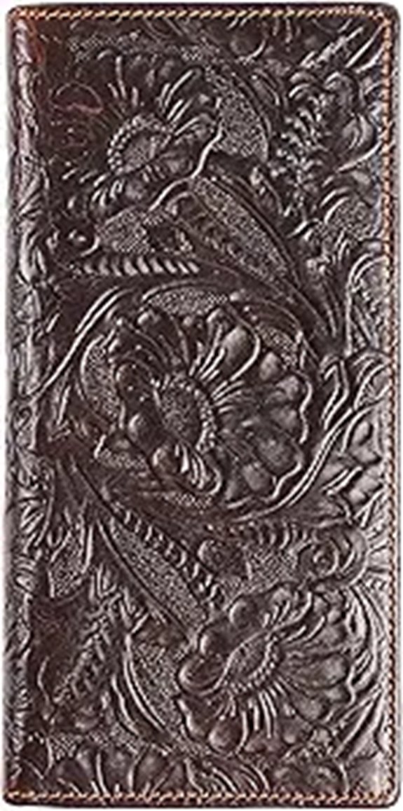 Genuine Leather Bifold Wallet for Women