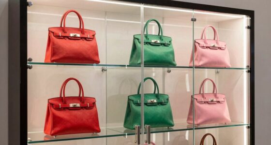 elegant handbag display solutions