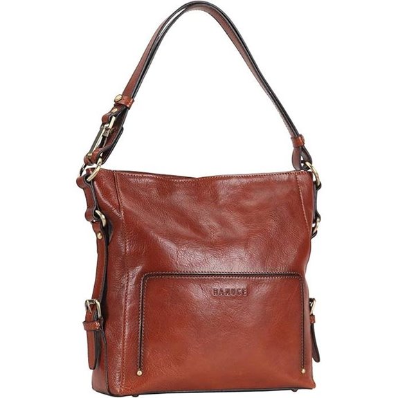 Banuce Italian Leather Women’s Shoulder Hobo Bag
