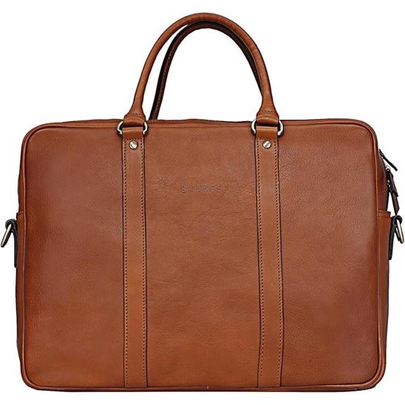 Banuce Italian Leather Briefcase for Men