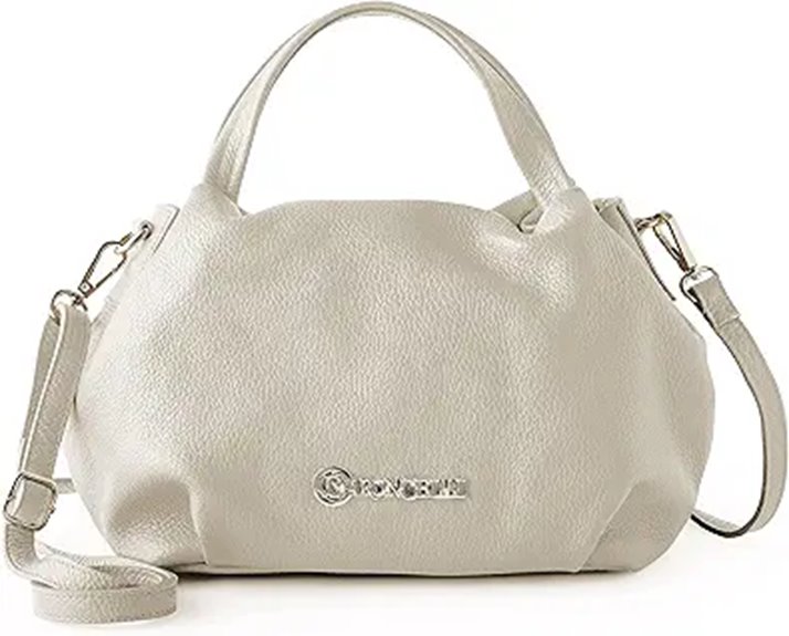 Baroncelli Italian Leather Women's Shoulder Crossbody Bag