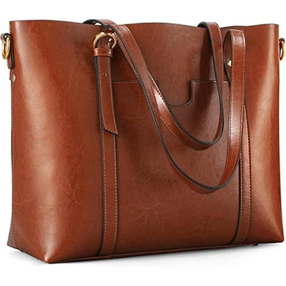 Kattee Leather Women’s Tote Bag with Large Capacity