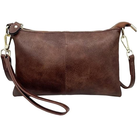 Beurlike Leather Wristlet Wallet for Women