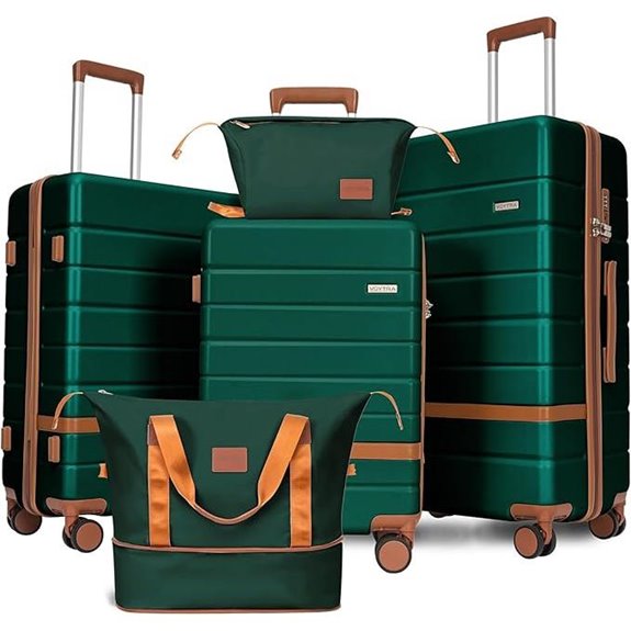 5-Piece Family Luggage Set with Spinner Wheels