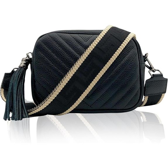 Trendy Women's Genuine Italian Leather Crossbody Bag