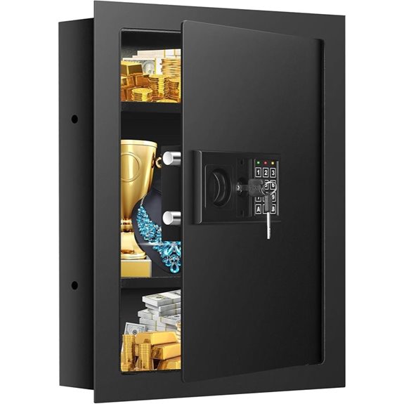 fireproof safe with shelves