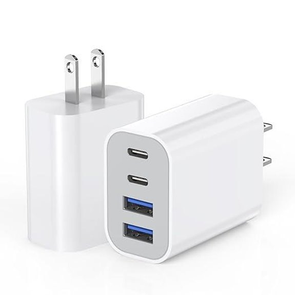 4-Port 40W USB-C Fast Charger for iPhone and iPad