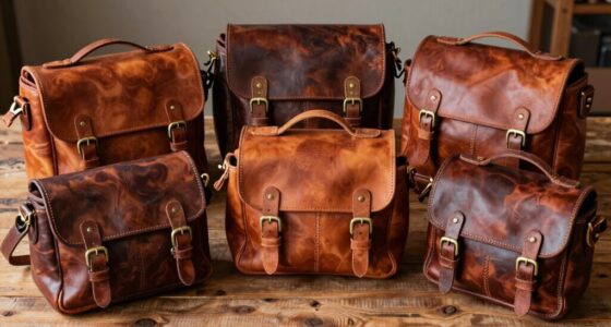 full grain leather camera bags