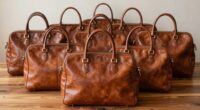 full grain leather satchel