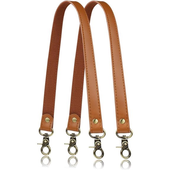 Allzedream Genuine Leather Purse Strap (2 Pcs)