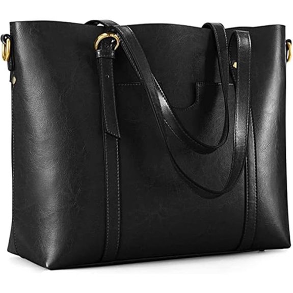 Kattee Genuine Leather Women Tote Bag