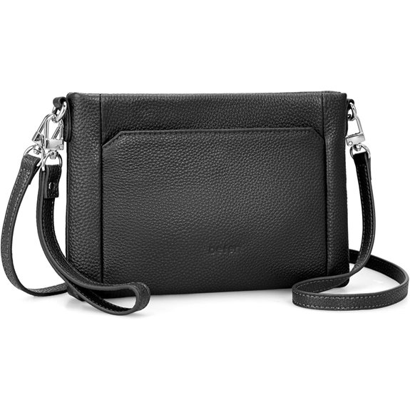 befen Genuine Leather Wristlet Wallet for Women