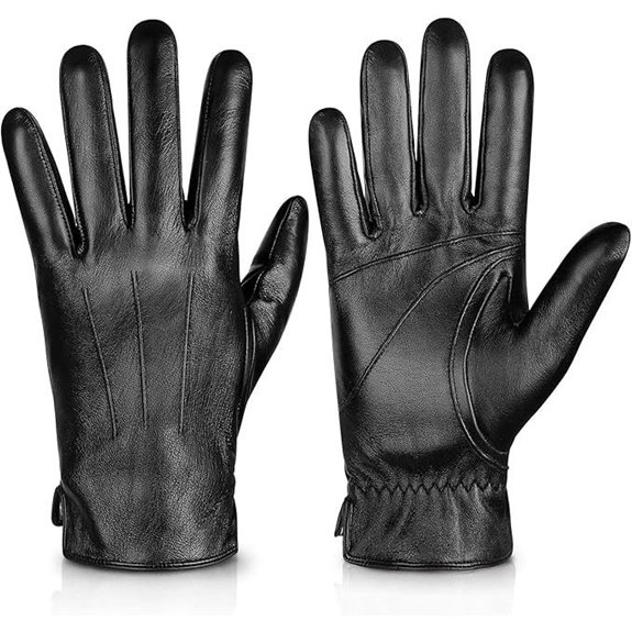 Alepo Men’s Genuine Sheepskin Leather Gloves