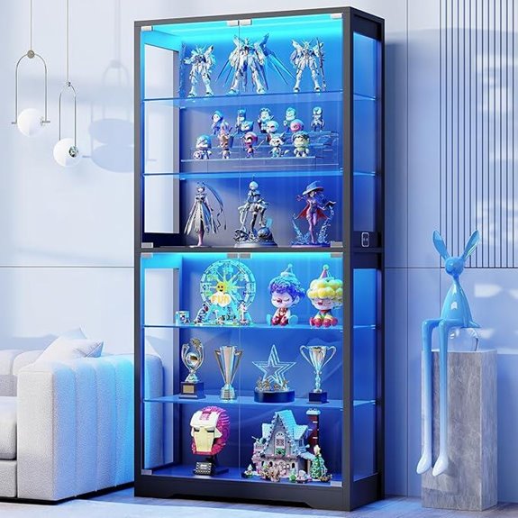 glass door display cabinet