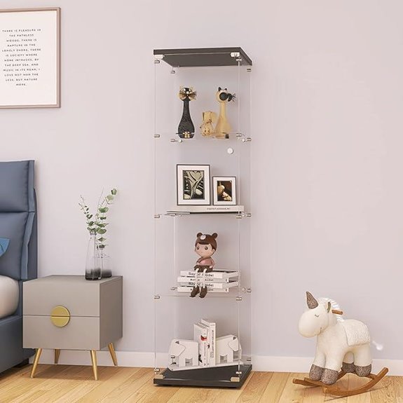 LFT HUIMEI2Y Glass Display Cabinet with Lock