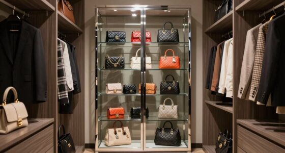 handbag display cabinet options