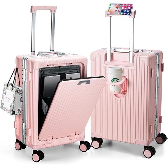 MRPLUM Hardside Spinner Luggage with USB & TSA Lock