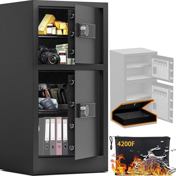 heavy duty double door safe