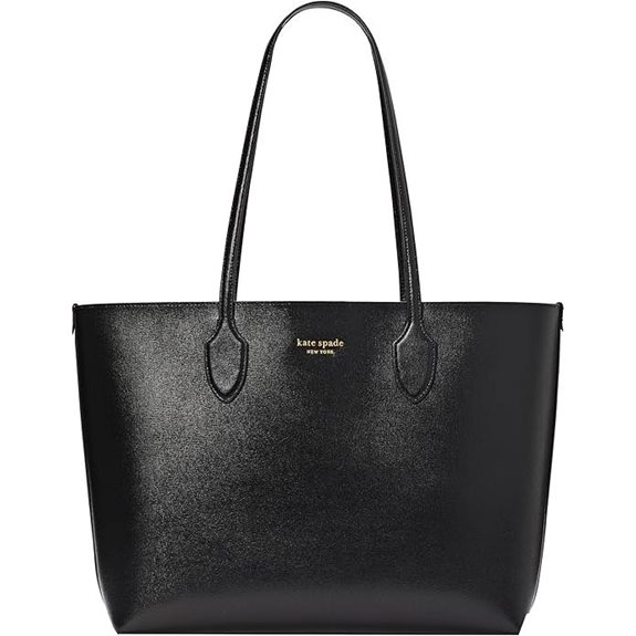 kate spade new york Bleecker Saffiano Leather Large Tote Black