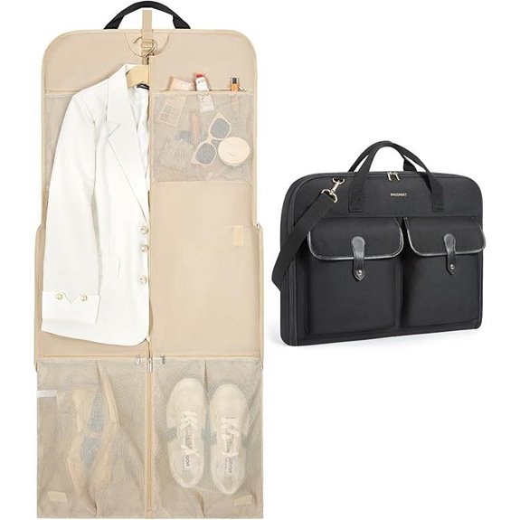 BAGSMART Large Travel Garment Bag for Clothes