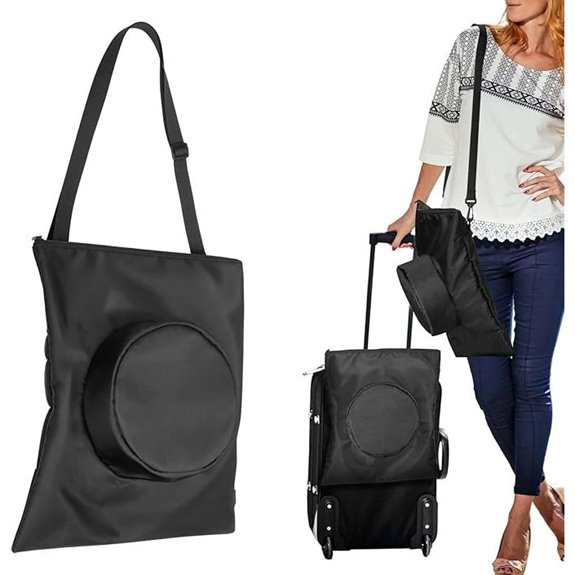 Large Portable Hat Storage Bag with Adjustable Strap