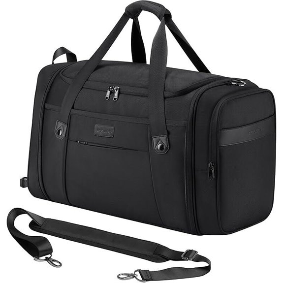 Tourenne 45L Travel Duffel Bag with Shoe Compartment
