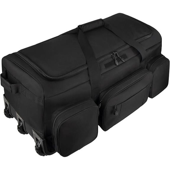 Rolling Duffle Bag with Wheels 120L Outdoor Tactical
